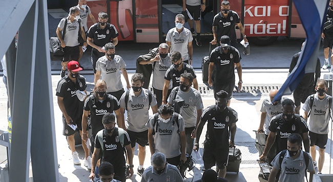 Beşiktaş kafilesi Selanik’te