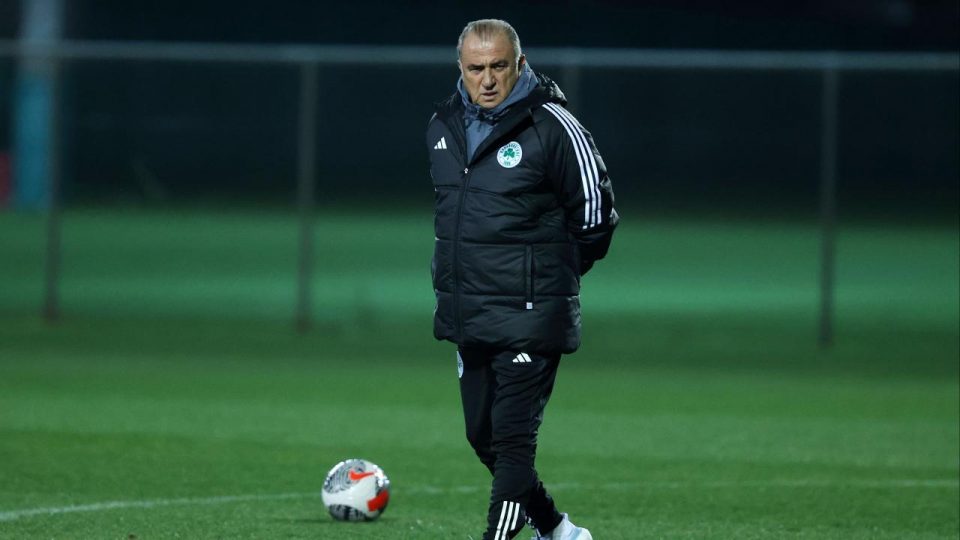 Fatih Terim Panathinaikos’un başında ilk antrenmanına çıktı